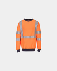 Sweat-shirt ignifuge à personnaliser - Orange