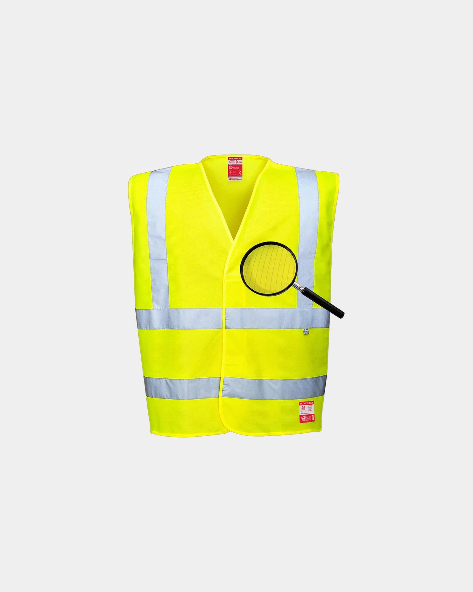 Gilet HV antistatique à personnaliser - Jaune