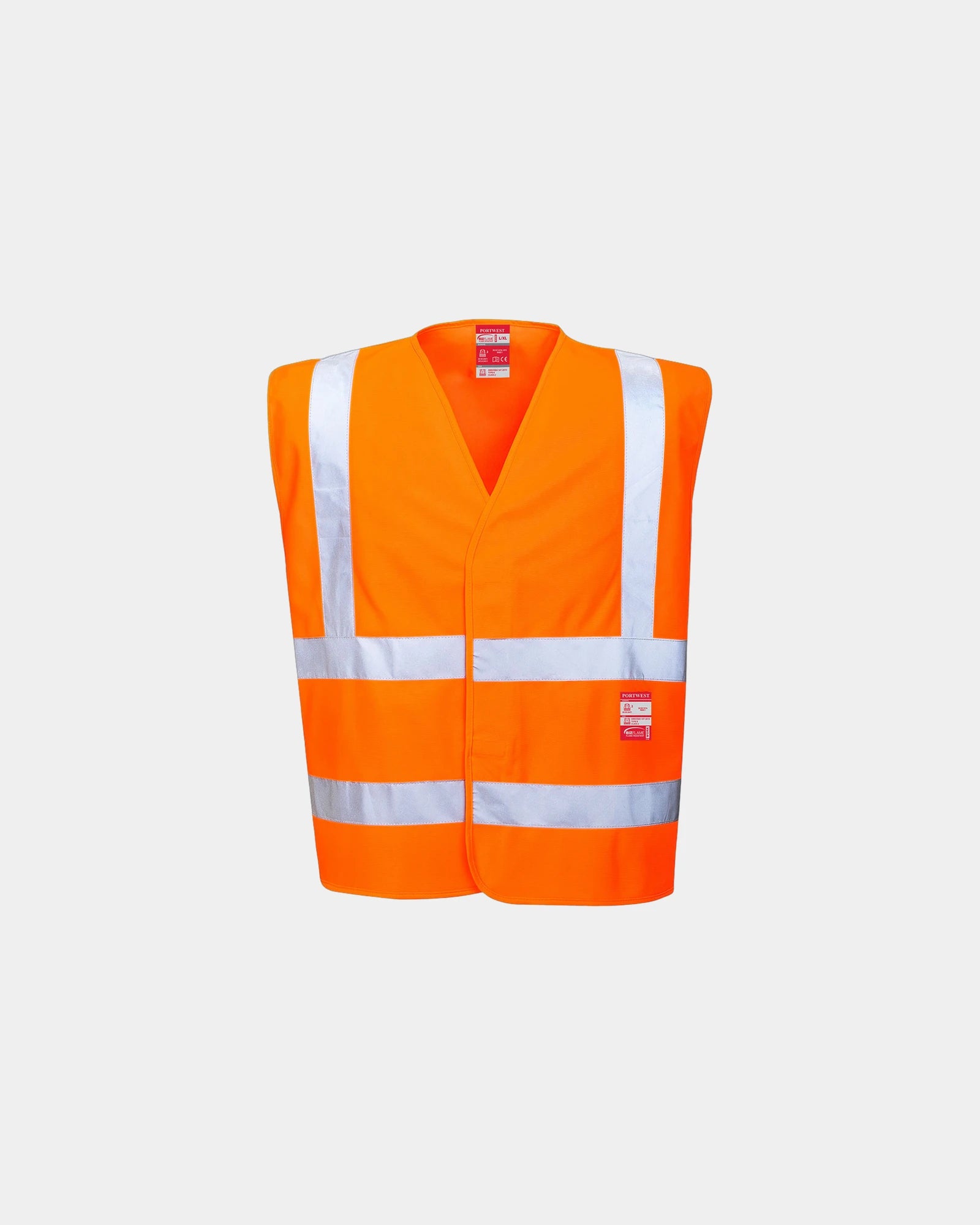 Gilet Hi-Vis résistant à personnaliser - Orange