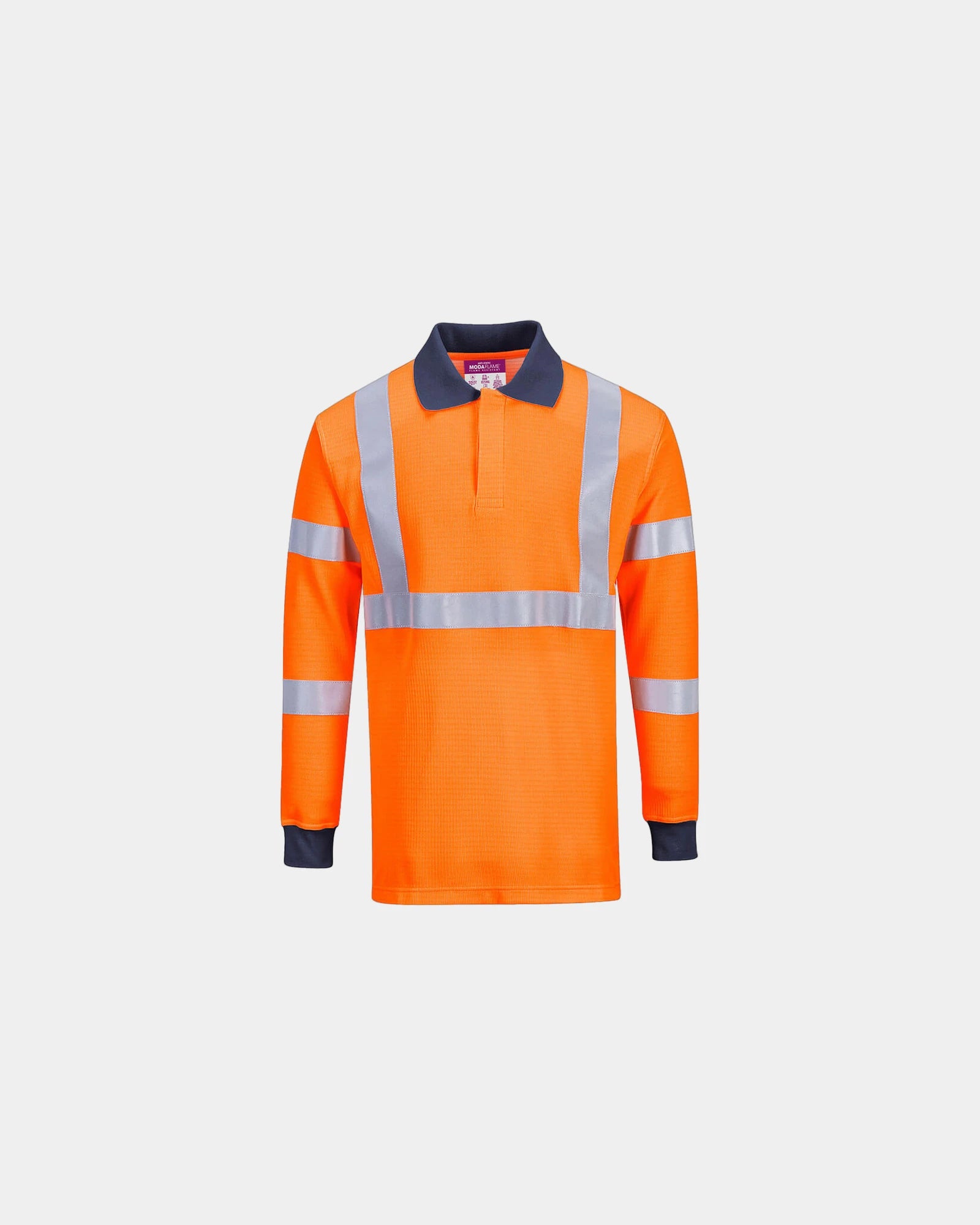 Polo résistant à la flamme à personnaliser - Orange
