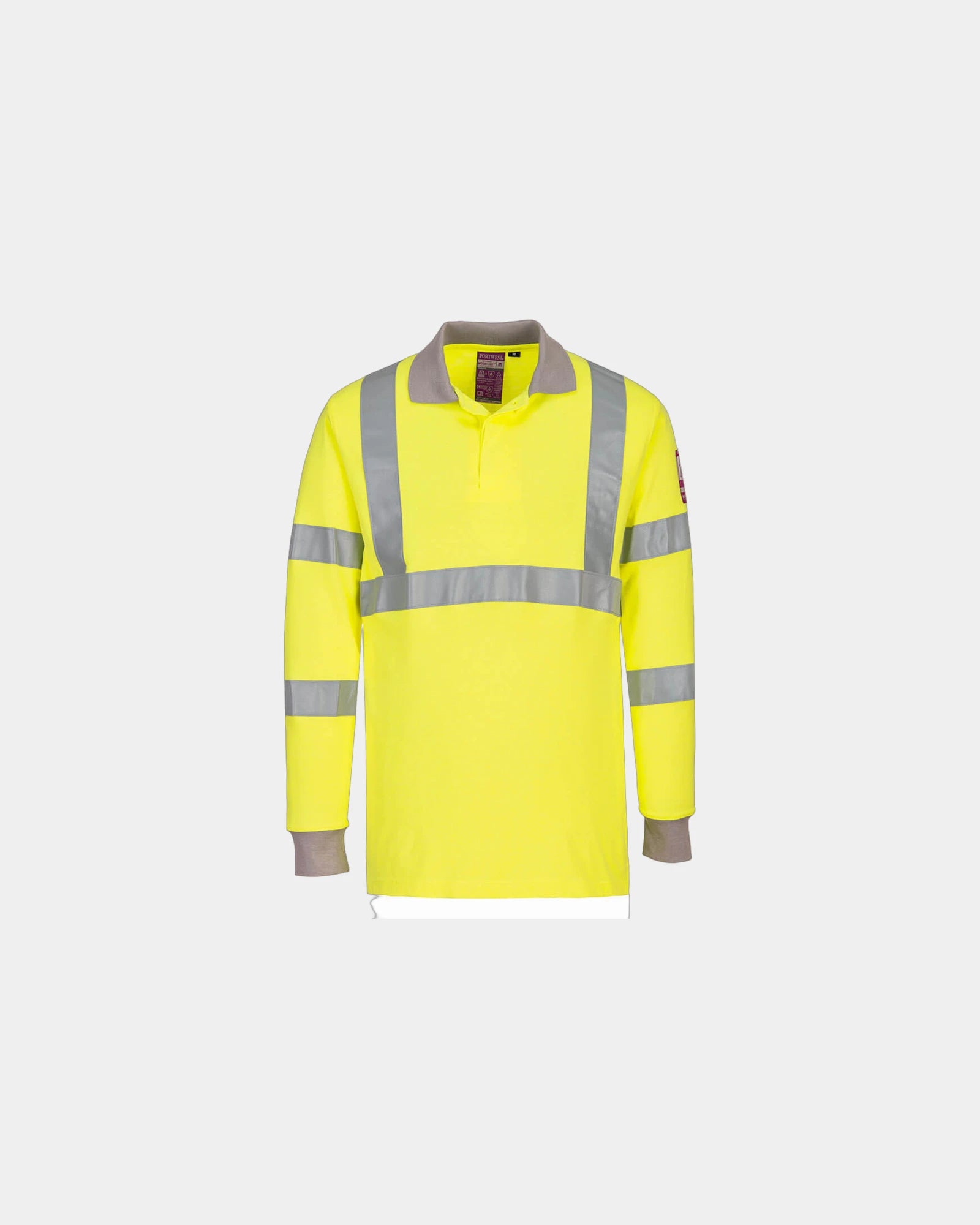 Polo manches longues à personnaliser - Jaune