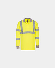 Polo manches longues à personnaliser - Jaune