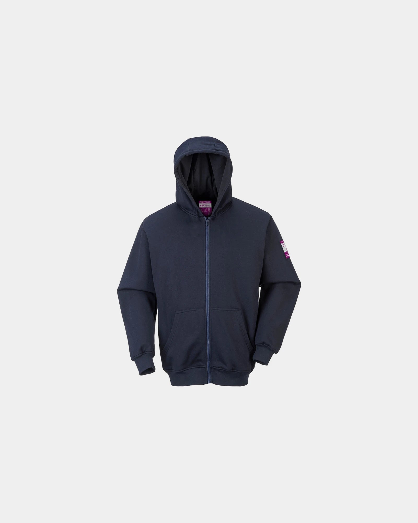 Sweat à capuche résistant à la flamme FR81 à personnaliser - Bleu Marine