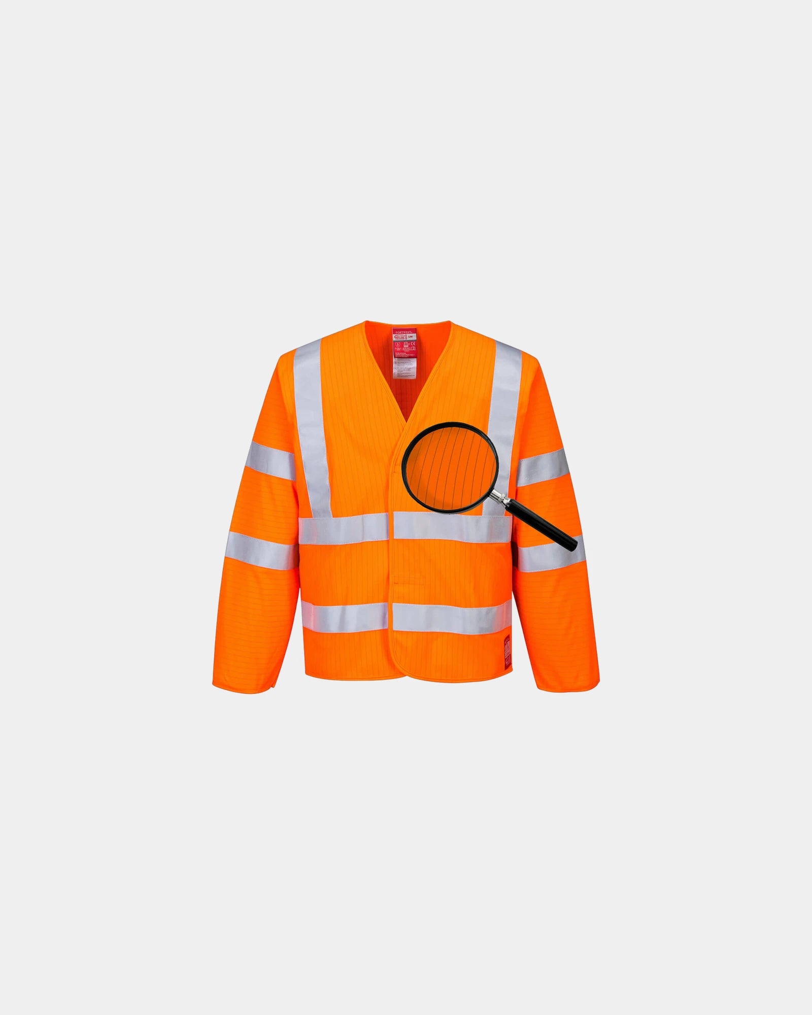 Veste anti-statique Hi-Vis à personnaliser - Orange