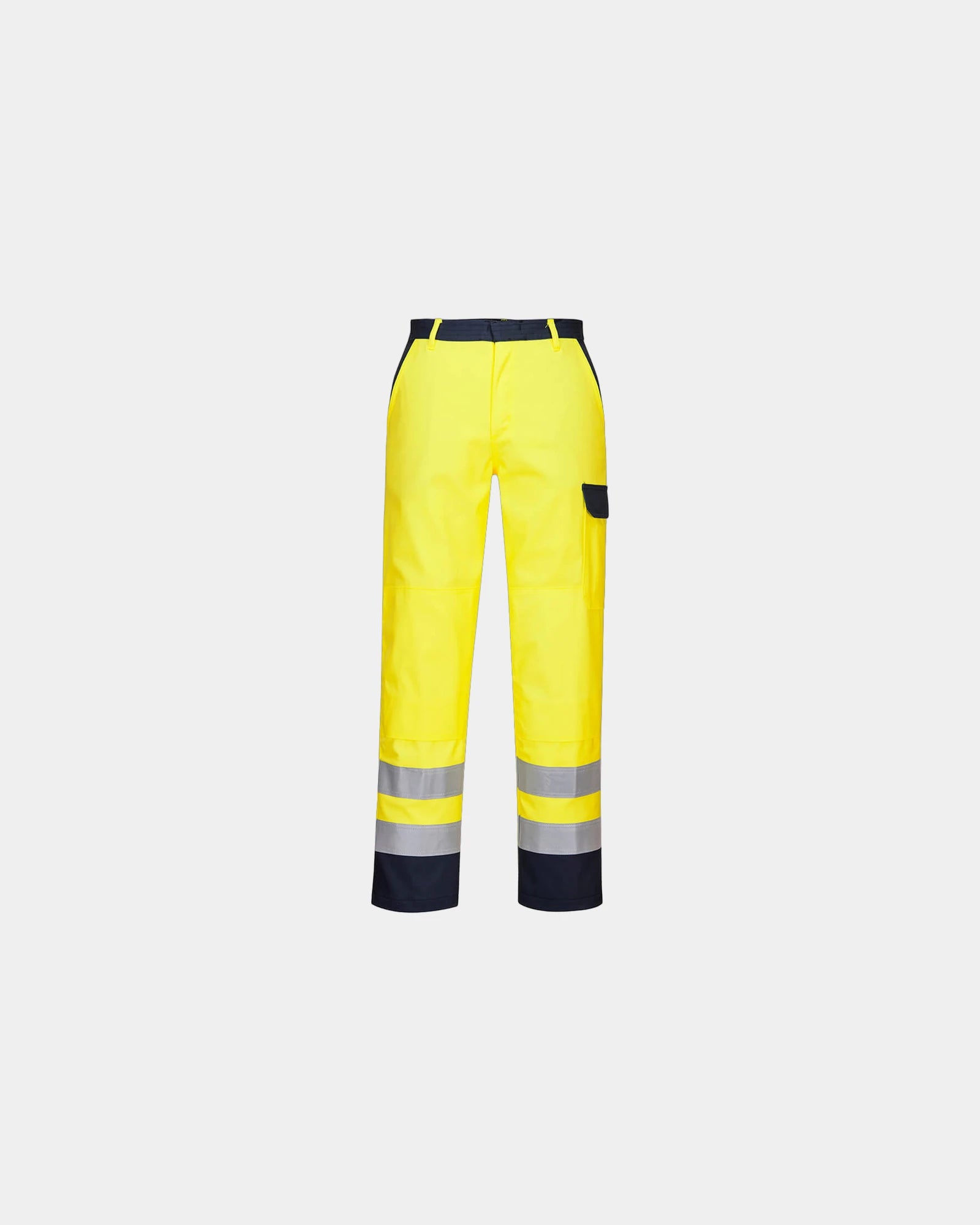 Pantalon Hi-Vis bicolore à personnaliser - Jaune
