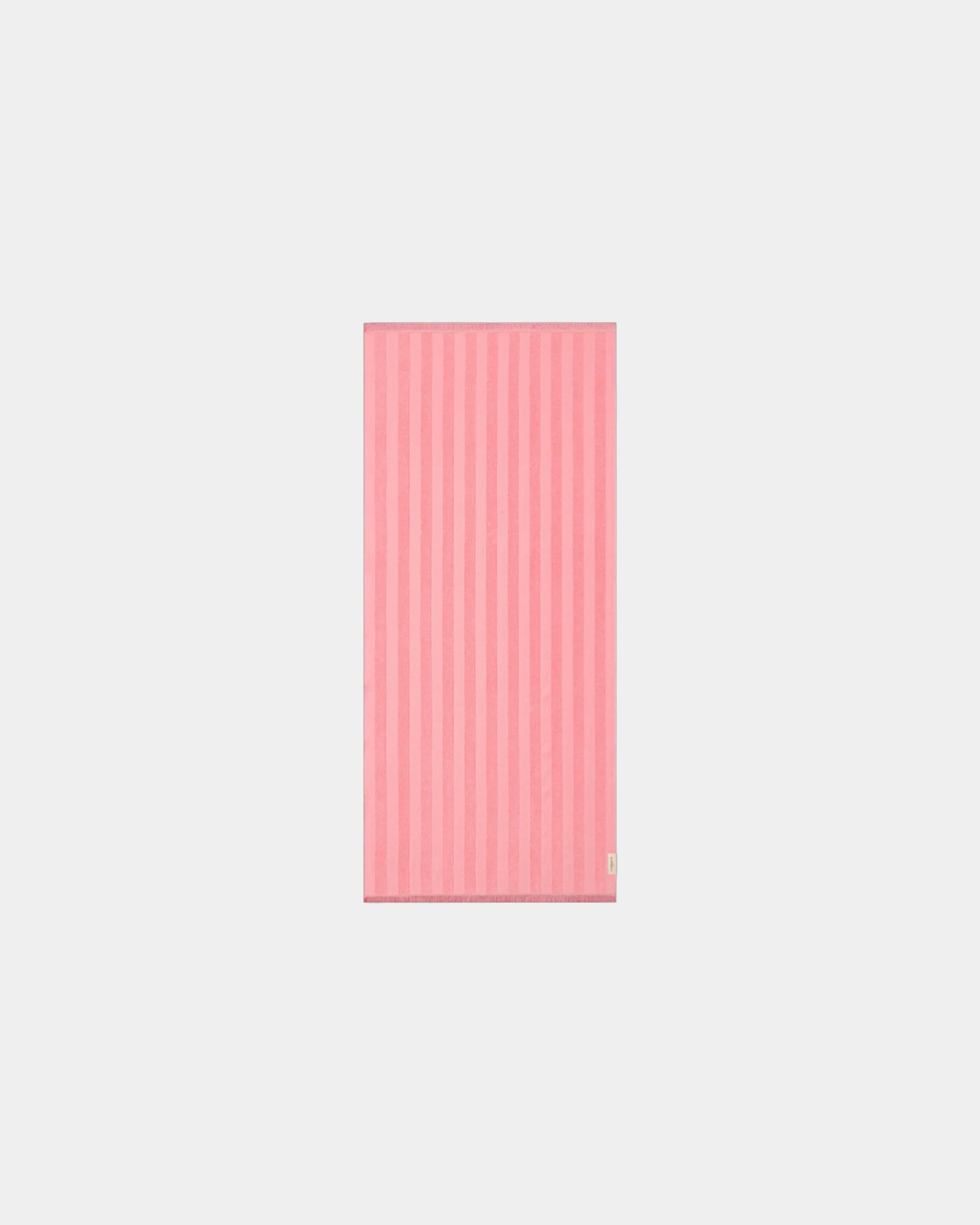 Fouta de plage bi-matière 90x200 La Serviette Paris à personnaliser - Rose Vénus