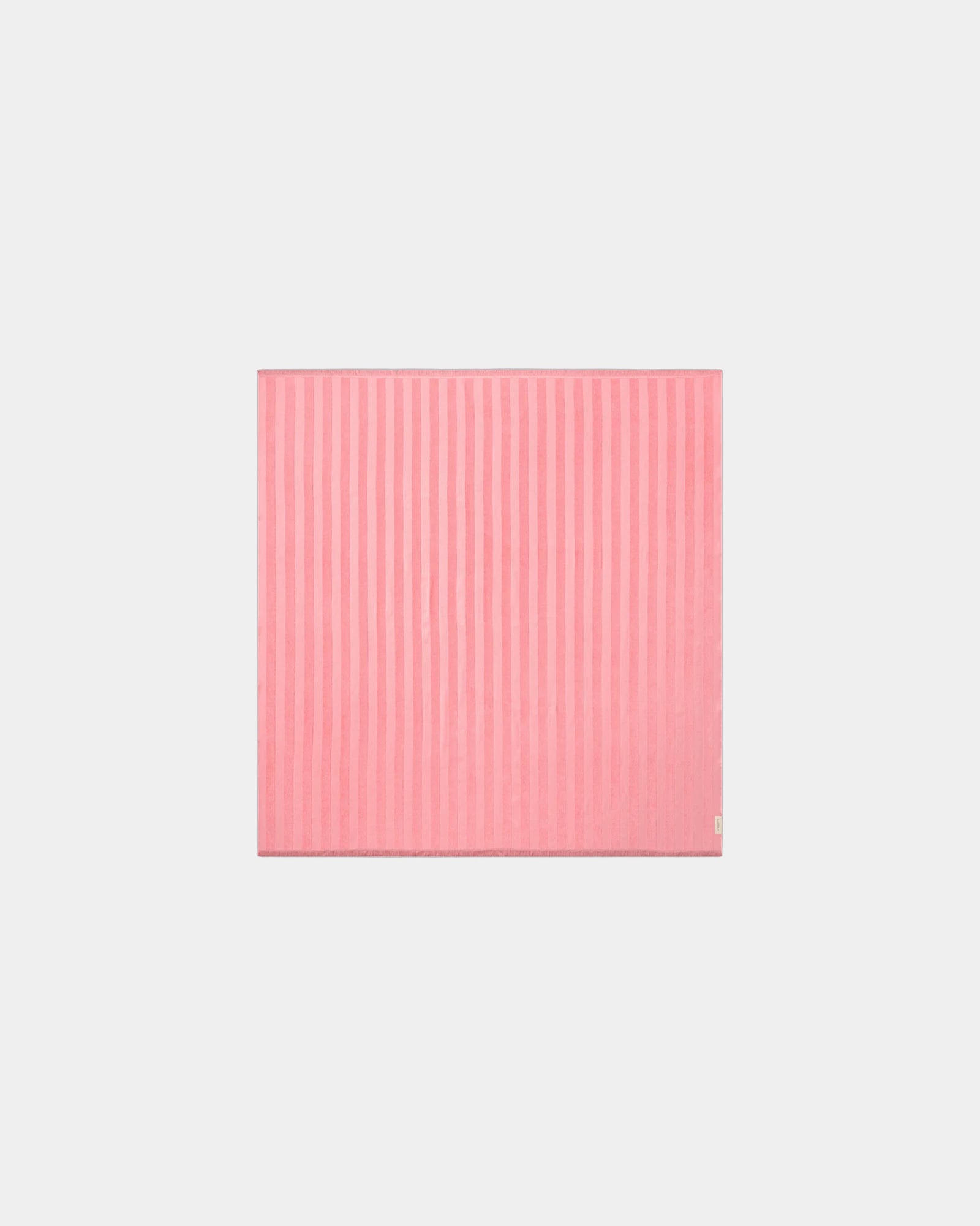Fouta de plage bi-matière XL 200x200 La Serviette Paris à personnaliser - Rose Vénus