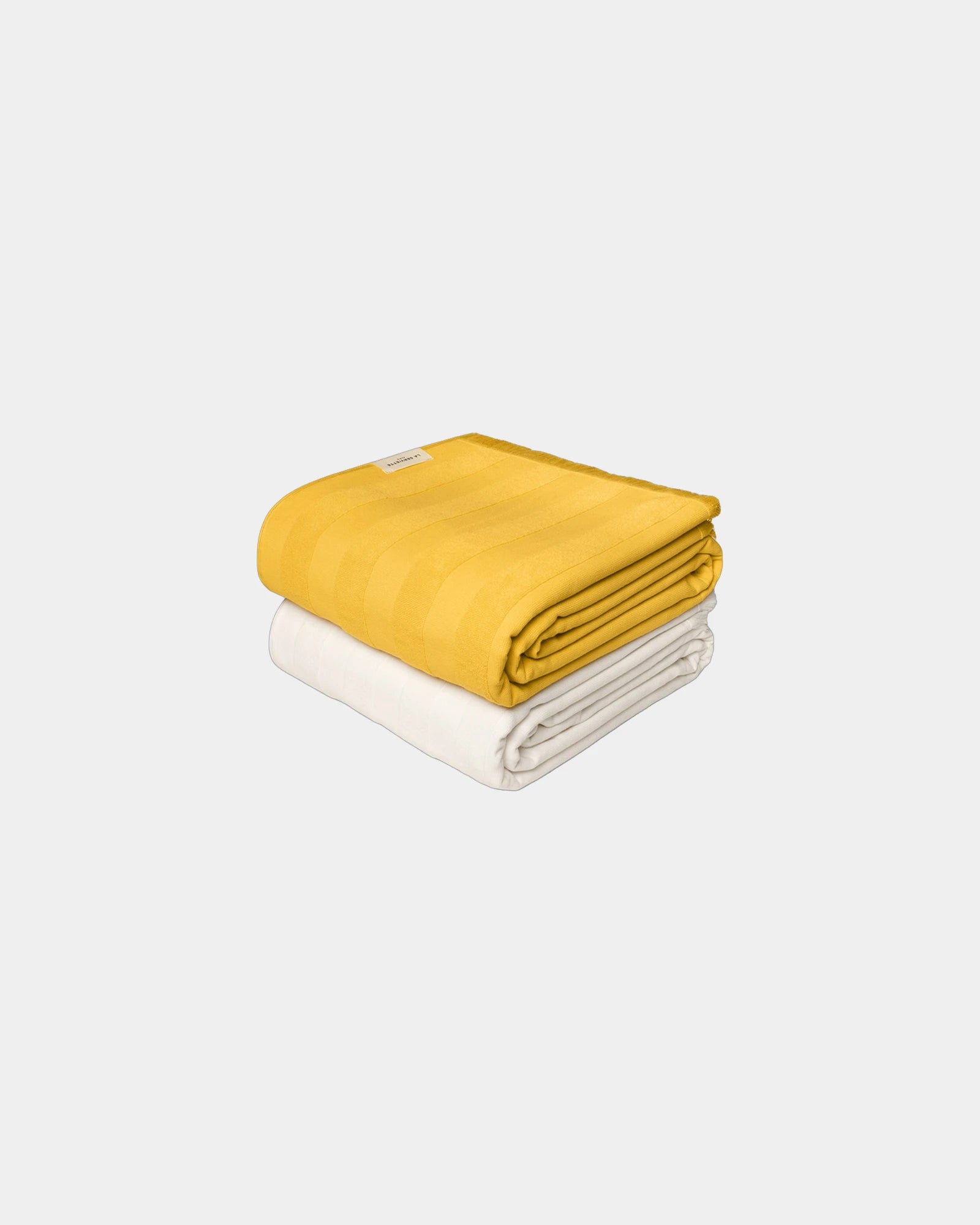 Fouta de plage bi-matière XL 200x200 La Serviette Paris à personnaliser - 1