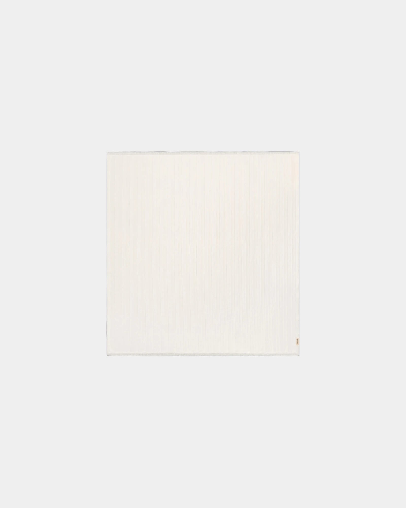 Fouta de plage bi-matière XL 200x200 La Serviette Paris à personnaliser - Blanc Nacrée