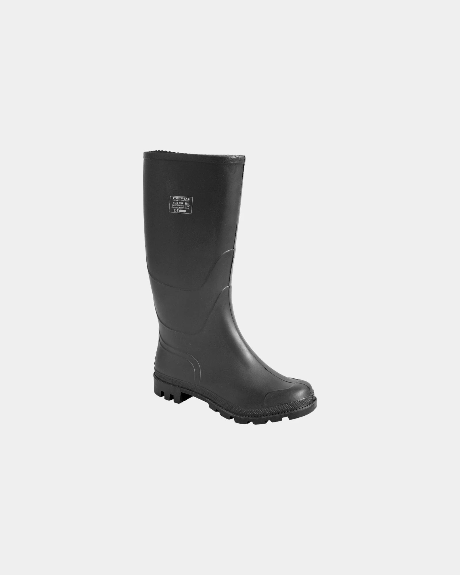 Botte PVC Wellington 04 personnalisable - Noir-Bleu Ciel