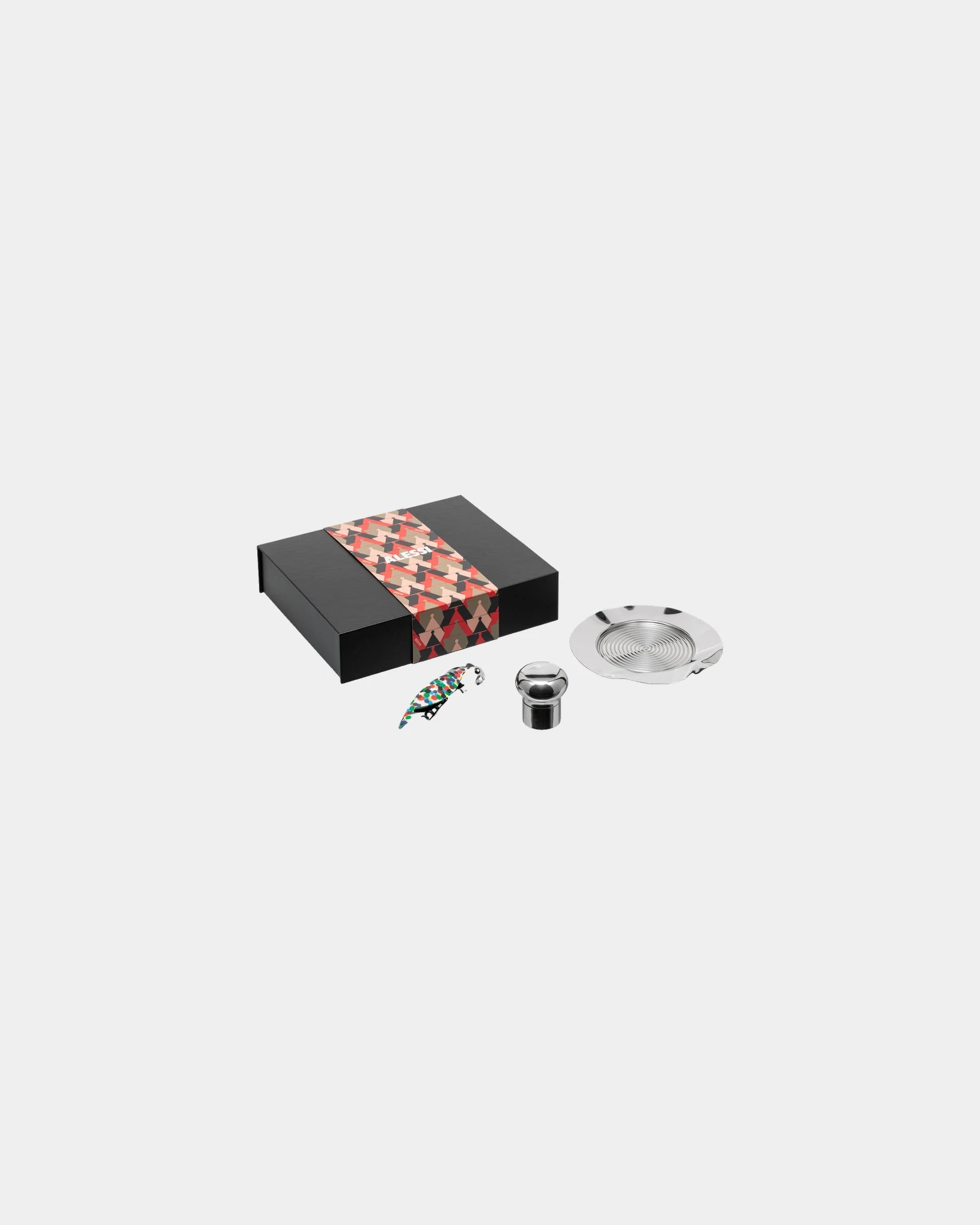 Coffret accessoires vin Alessi à personnaliser - Multicolor
