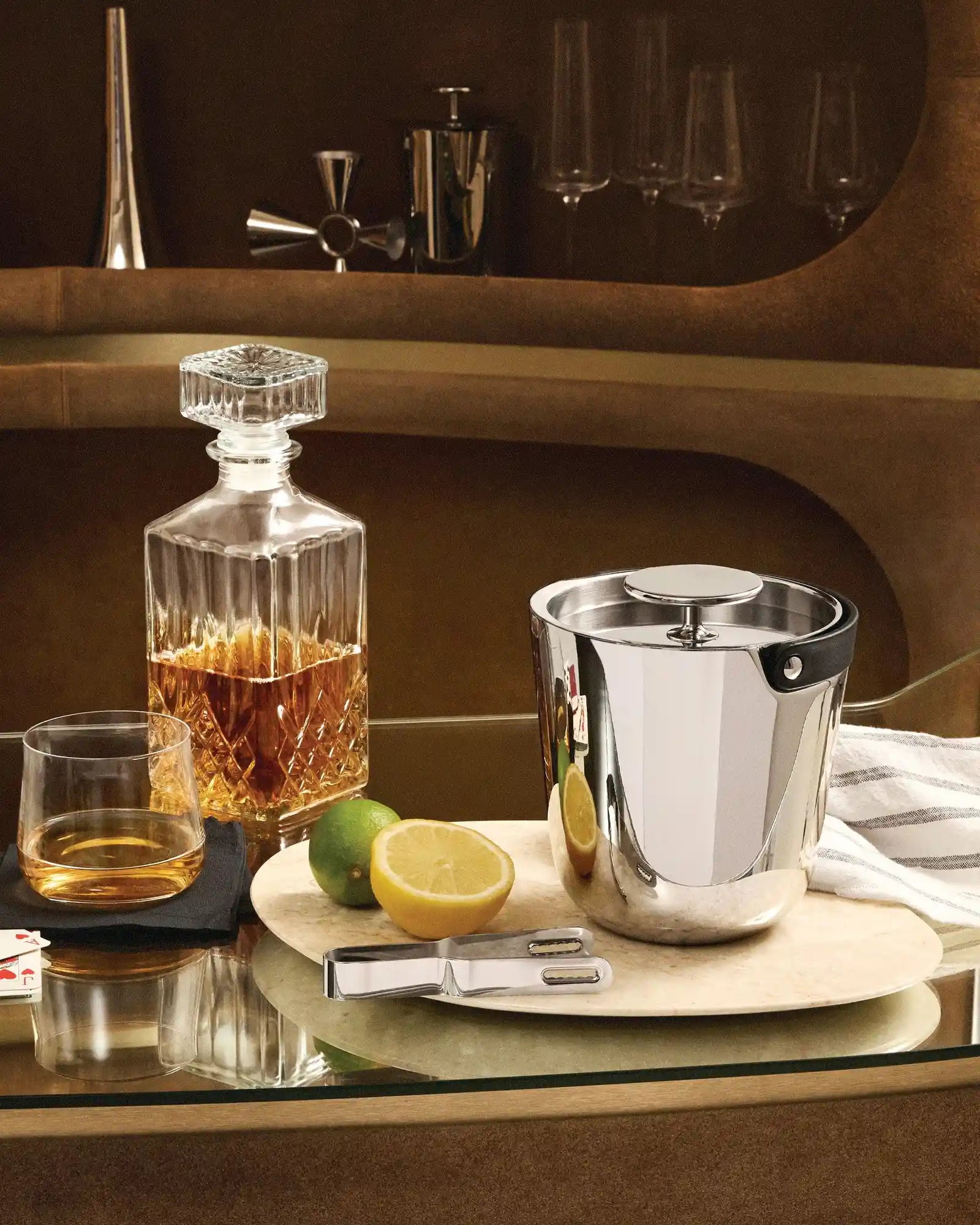 Seau à glace inox Alessi The Tending Box 1.20 L à personnaliser