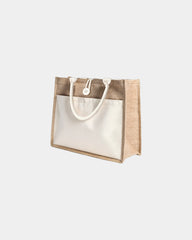 Sac en jute recyclé Goodjour à personnaliser - Ecru