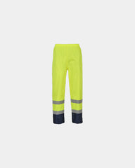 Pantalon de pluie étanche à personnaliser - Jaune-Bleu Marine
