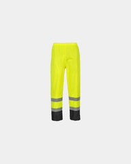 Pantalon de pluie étanche à personnaliser - Jaune-Noir