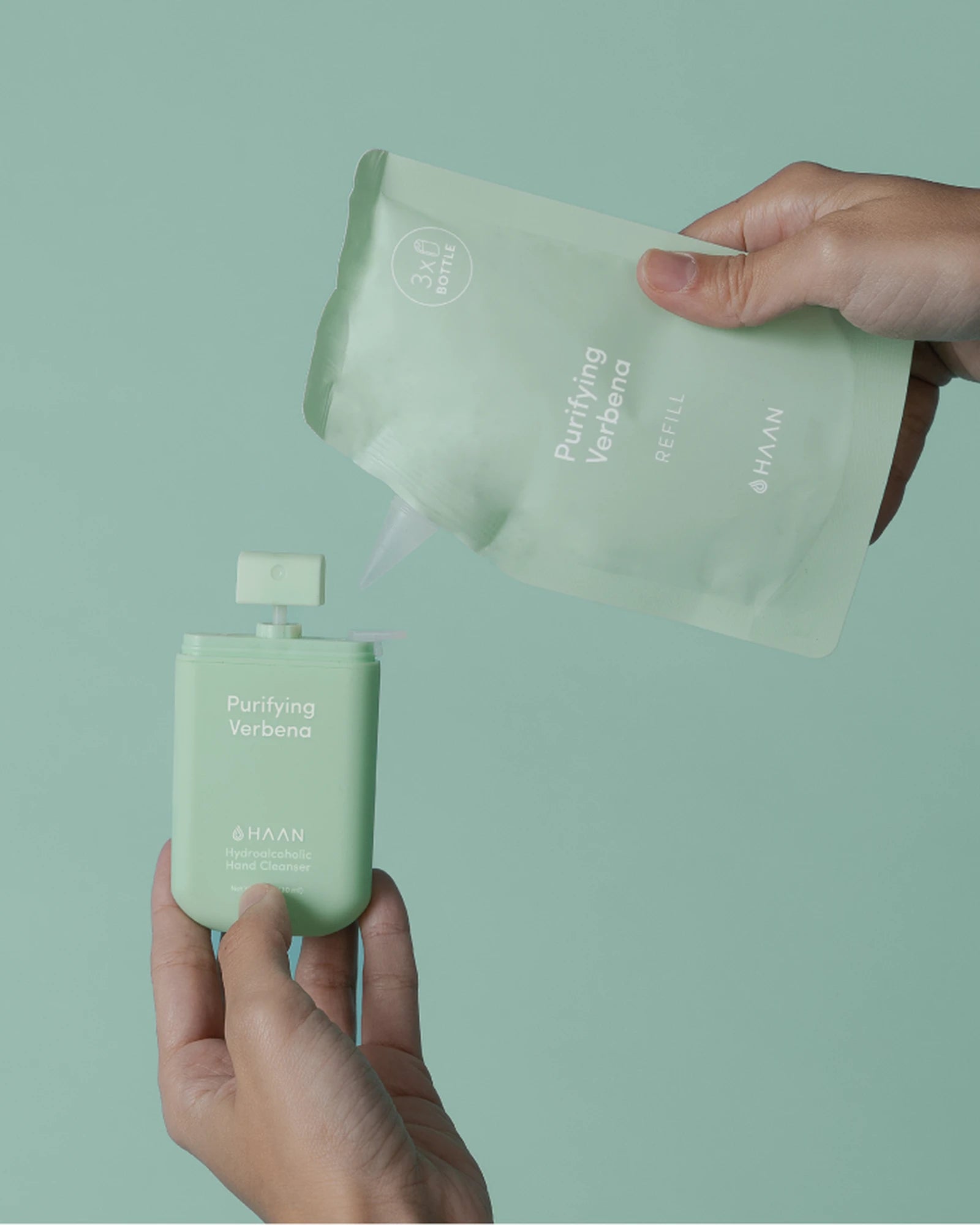 Gel hydroalcoolique 30 ml HAAN à personnaliser