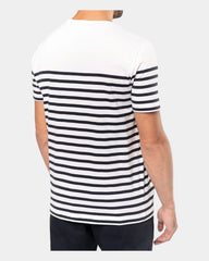 T-shirt marin col rond homme à personnaliser - 5