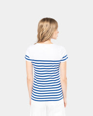 T-shirt marin col rond femme à personnaliser - 3