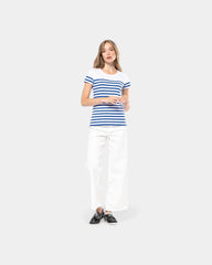 T-shirt marin col rond femme à personnaliser - 2