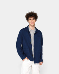 Veste écoresponsable délavée homme à personnaliser