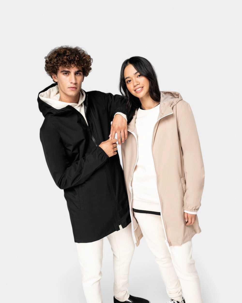 Veste écoresponsable imperméable unisexe à personnaliser