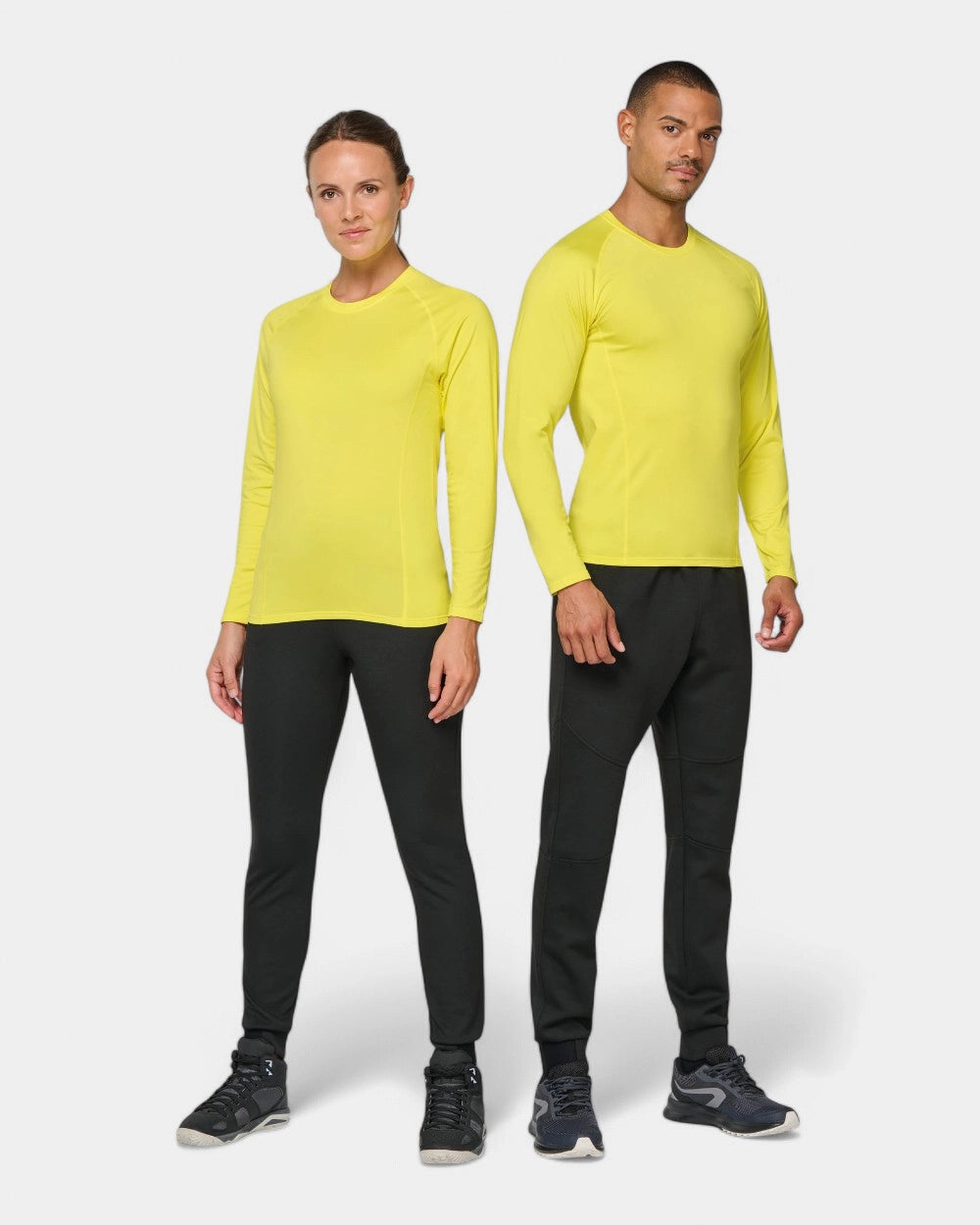 T-shirt sport manches longues unisexe à personnaliser
