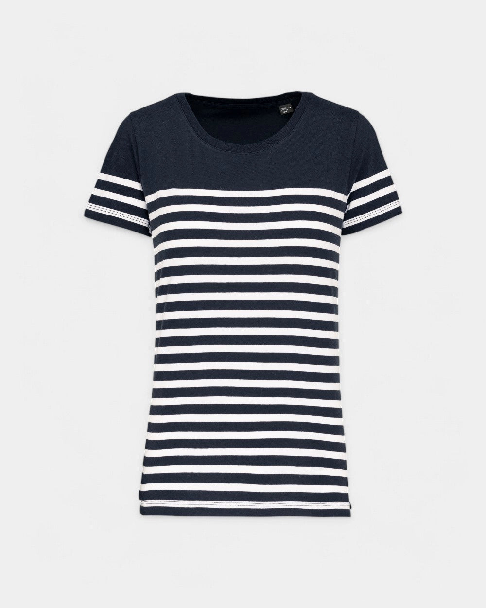 T-shirt marin col rond femme à personnaliser - 8