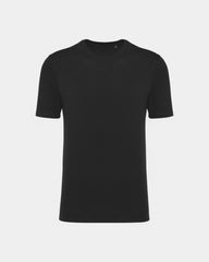T-shirt col rond Made in Europe unisexe personnalisable - Black