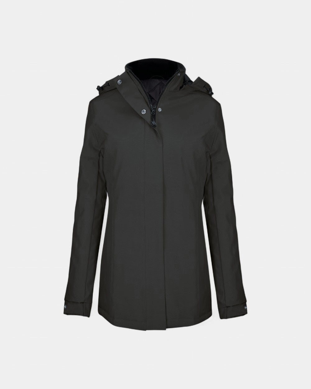 Parka à capuche pour femme à personnaliser - Dark Grey