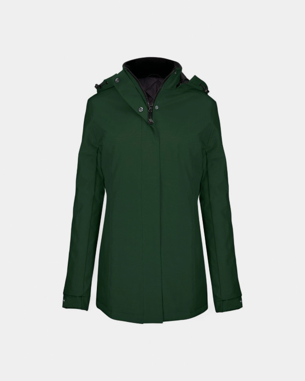Parka à capuche pour femme à personnaliser - Forest Green