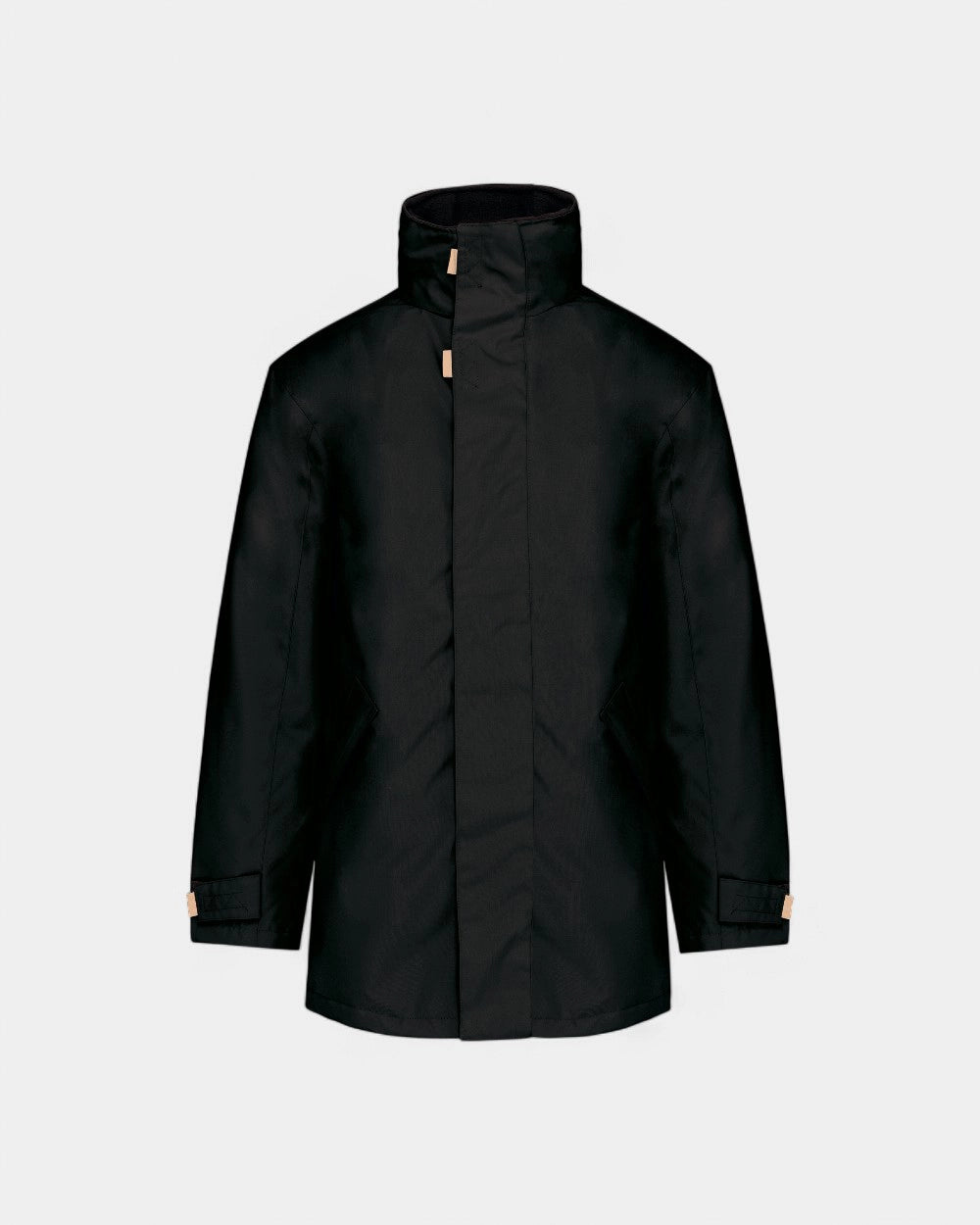 Parka à capuche homme à personnaliser - Black