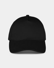 Casquette écoresponsable 5 panneaux unisexe à personnaliser - Black