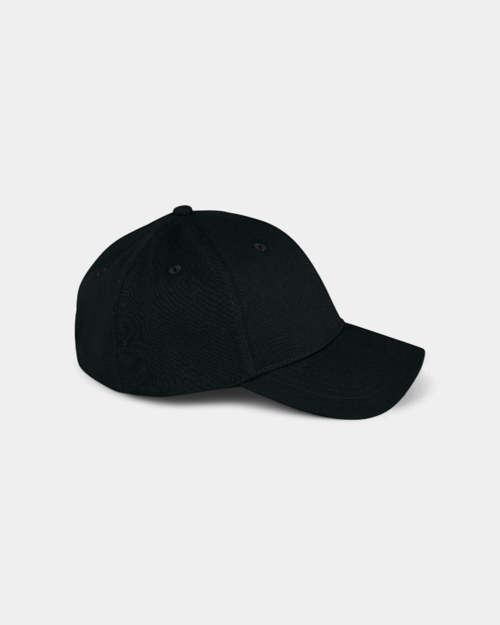 Casquette écoresponsable 6 panneaux unisexe à personnaliser - Black