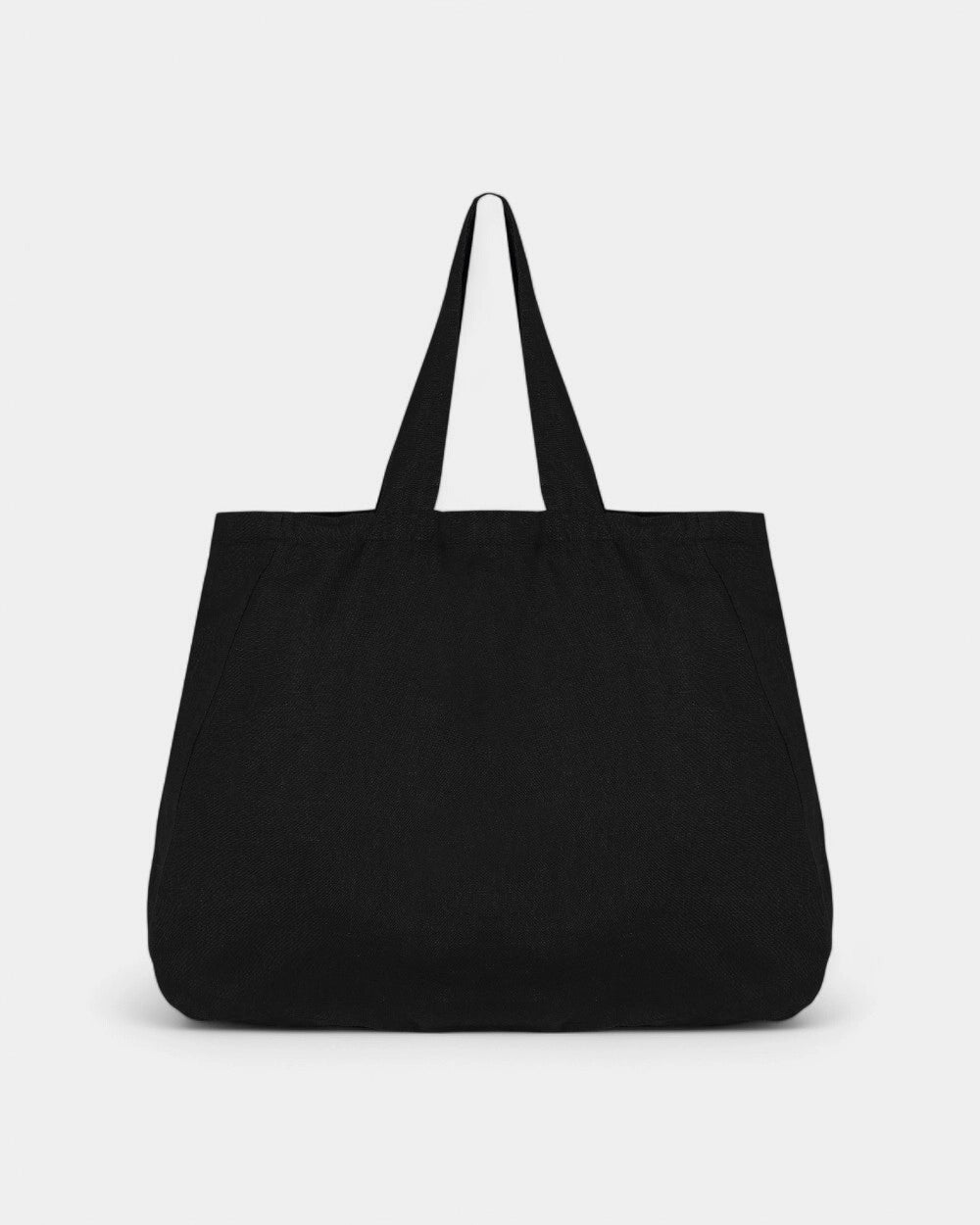 Sac shopping en lin à personnaliser - Black