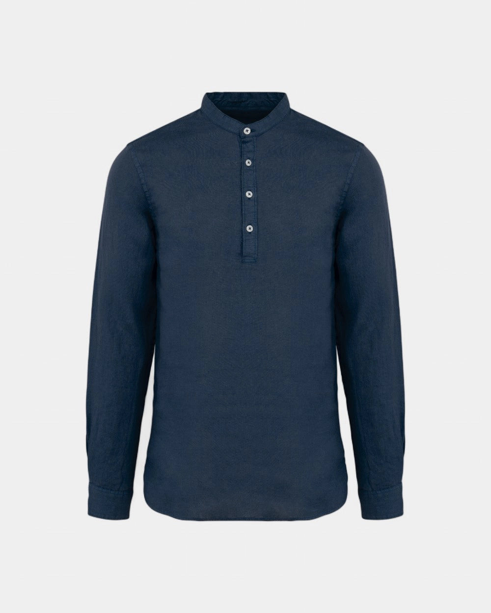 Chemise à col Mao délavée homme à personnaliser - 7