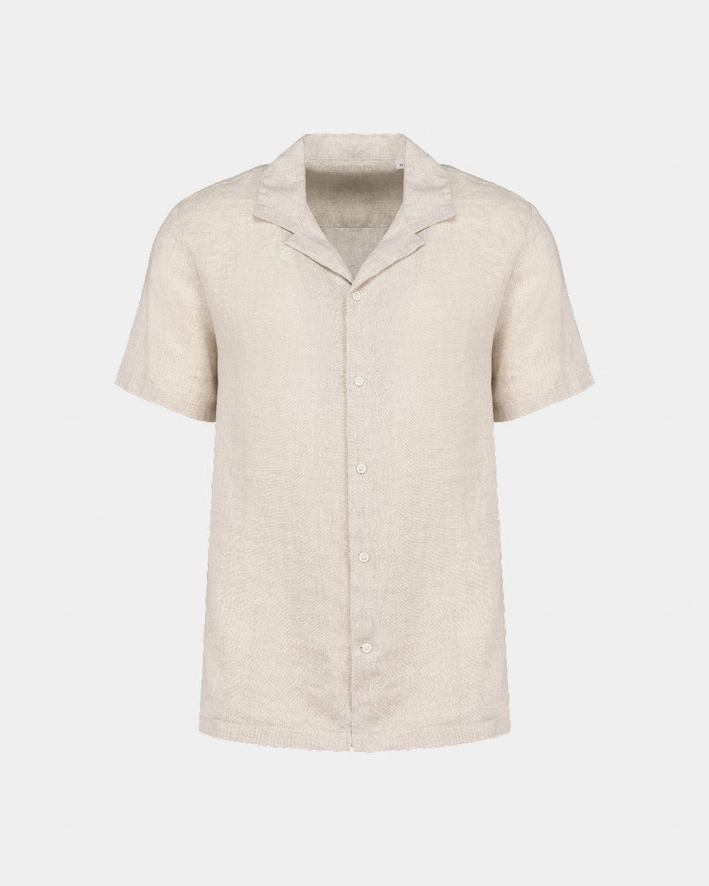 Chemise à col bowling en lin homme à personnaliser - 6