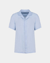 Chemise à col bowling en lin homme à personnaliser - 7