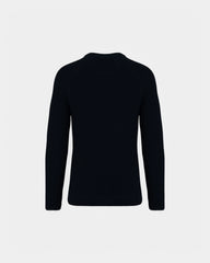 Pull écoresponsable à grosses mailles homme à personnaliser - Black