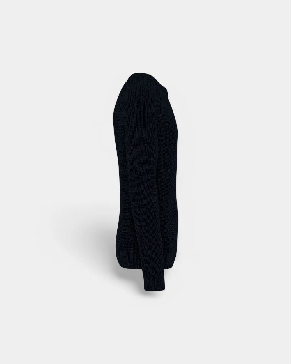 Pull écoresponsable à grosses mailles homme à personnaliser - Black