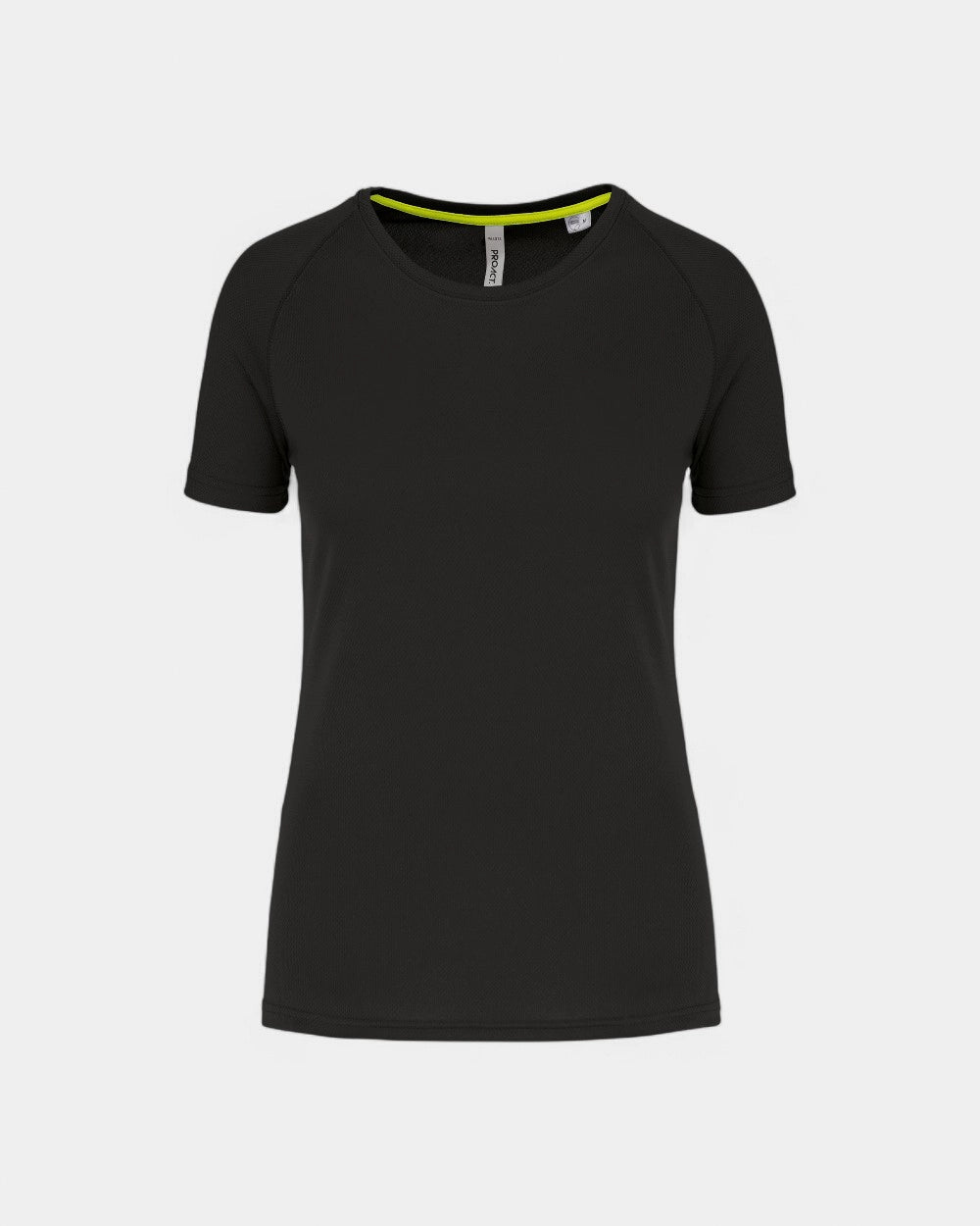 T-shirt de sport recyclé pour femme à personnaliser - Black