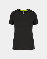 T-shirt de sport recyclé pour femme à personnaliser - Black