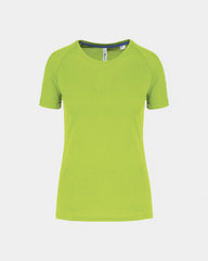 T-shirt de sport recyclé pour femme à personnaliser - Lime
