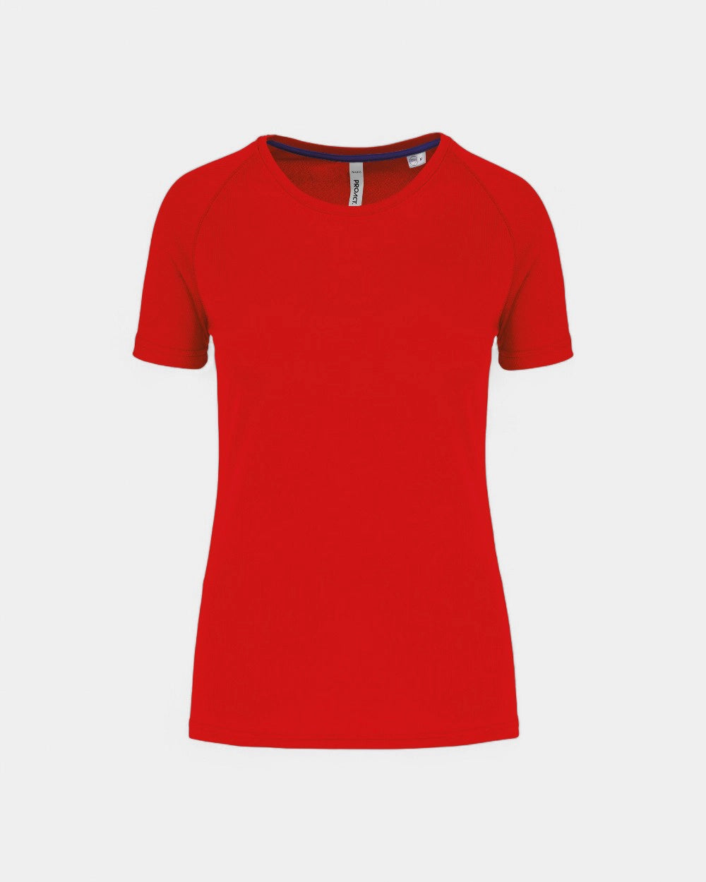 T-shirt de sport recyclé pour femme à personnaliser - Red