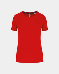 T-shirt de sport recyclé pour femme à personnaliser - Red