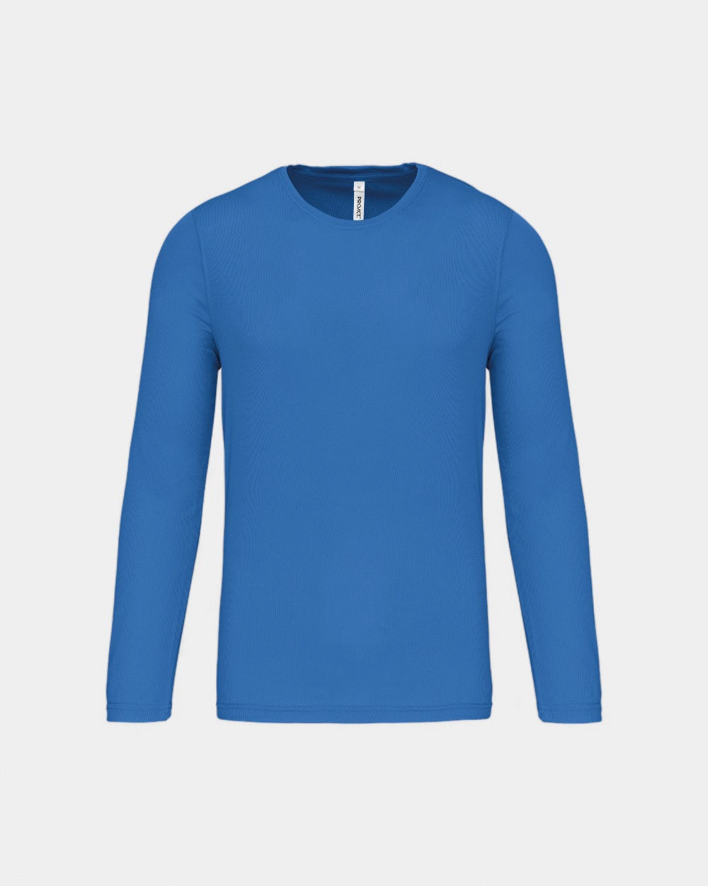 T-shirt de sport manches longues homme à personnaliser - Aqua Blue
