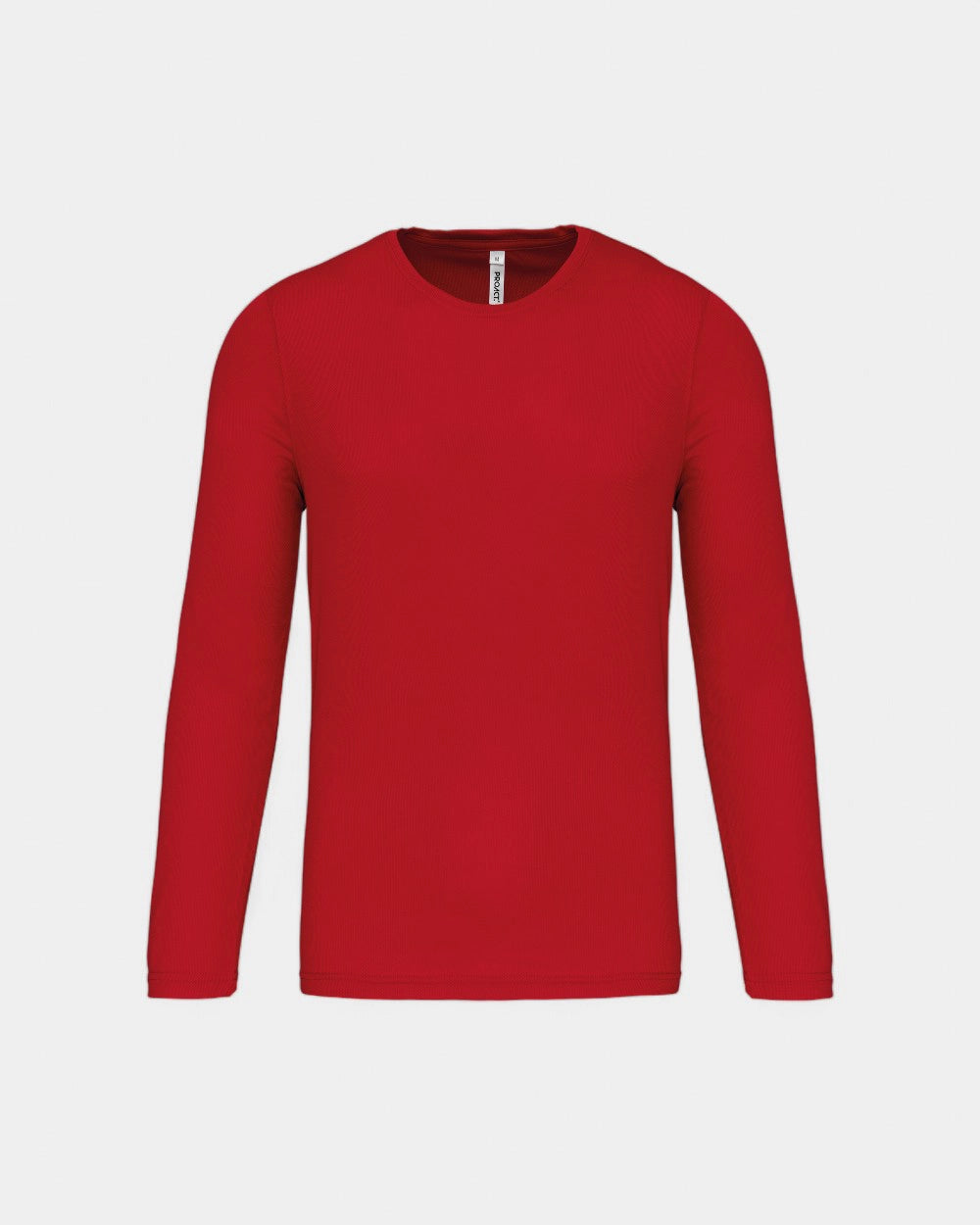 T-shirt de sport manches longues homme à personnaliser - Red