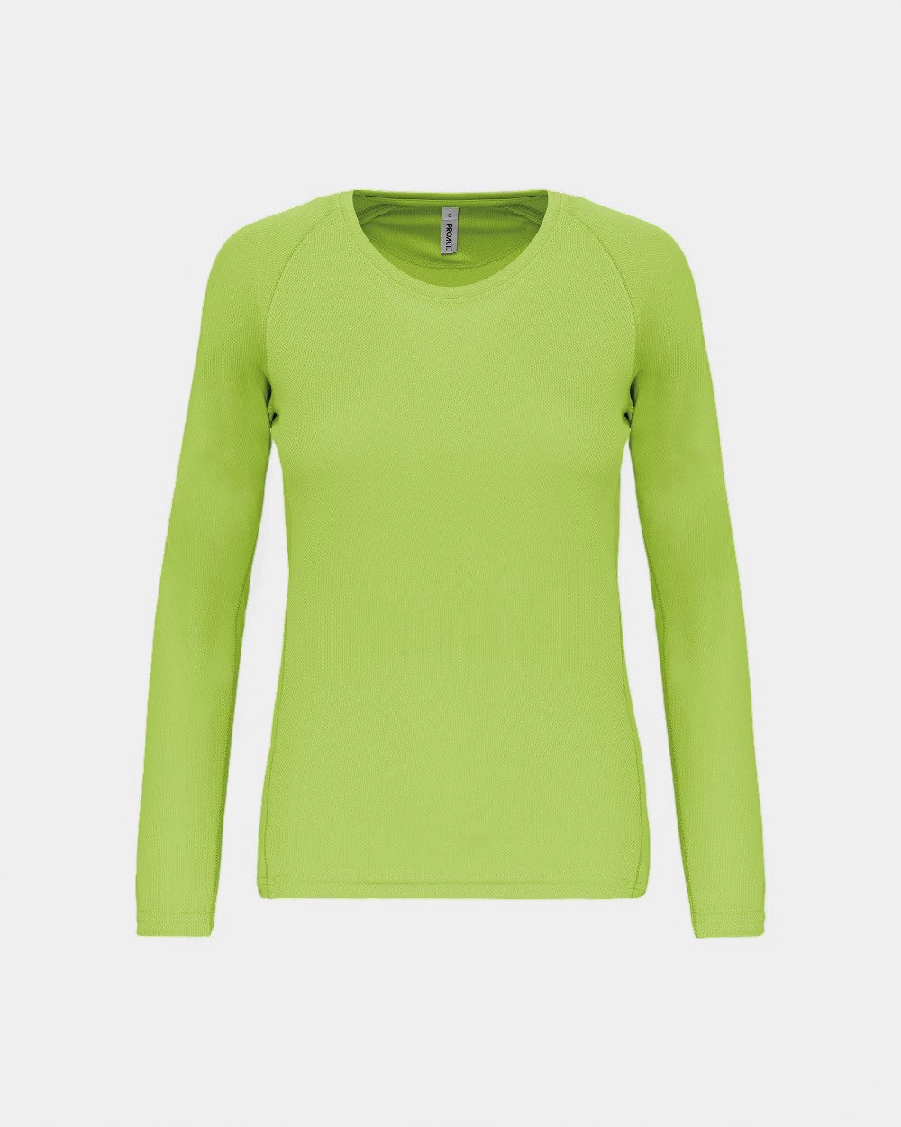 T-shirt de sport manches longues femme à personnaliser - Lime