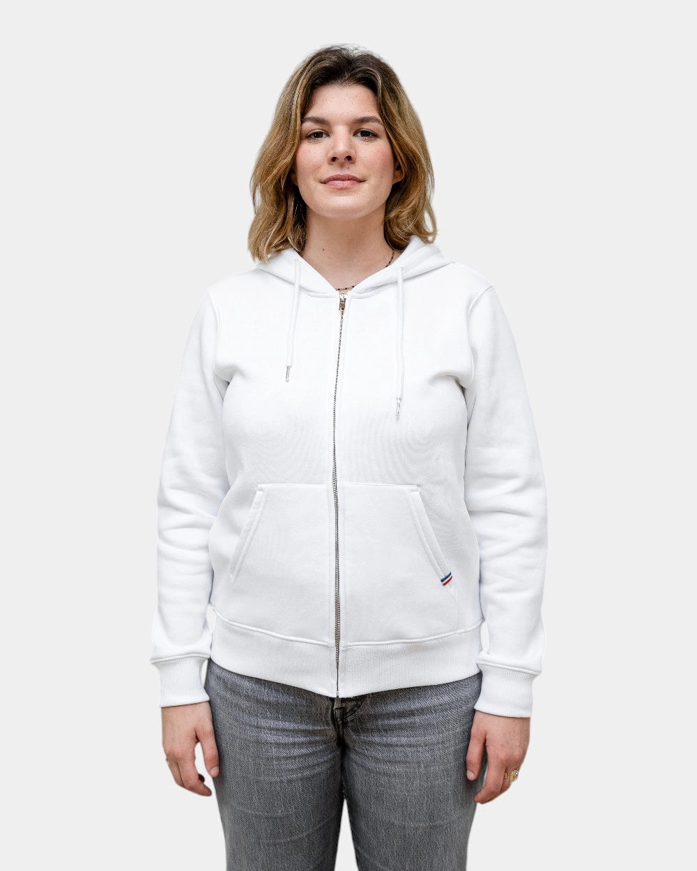 Hoodie femme molletonné zippé à personnaliser - 4