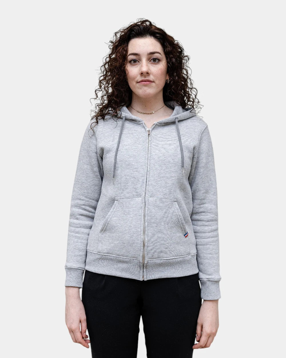 Hoodie femme molletonné zippé à personnaliser - 15