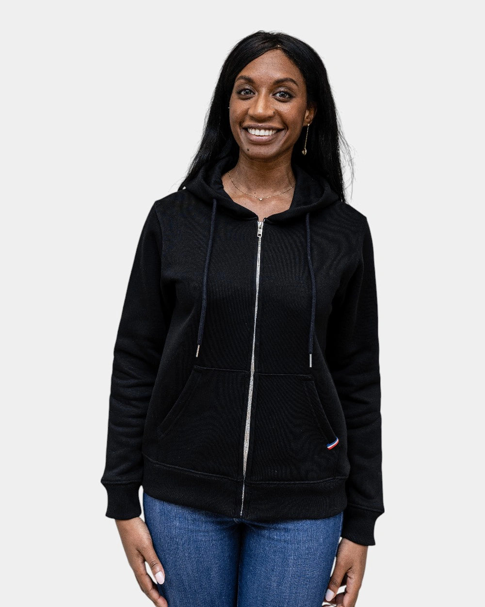 Hoodie femme molletonné zippé à personnaliser - 19